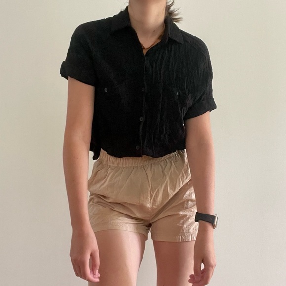 MAX STUDIO SHORT SLEEVES BLACK SHIRT  - XS - Picture 5 of 11